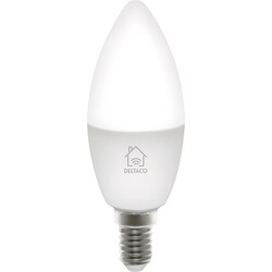 Deltaco E14 smart lampa (vit)