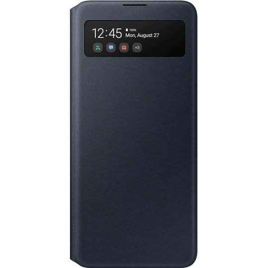 Samsung S View plånboksfodral för Galaxy A51 (svart)