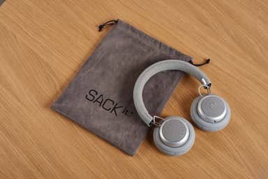 SACKit TOUCHit Trådlösa Active Noise Cancelling Hörlurar, Silver