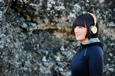 SACkit Woofit Trådlösa ANC Headphones, Golden