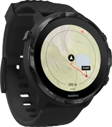 Suunto 7 multisport GPS träningsklocka (svart)