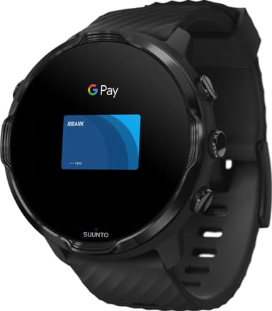 Suunto 7 multisport GPS träningsklocka (svart)