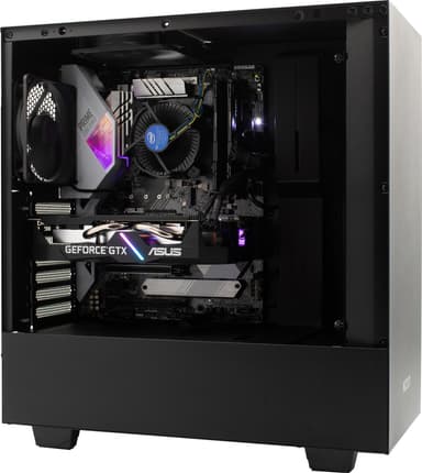 Edge Genesis 1660 Super/Intel stationär dator gaming (svart)