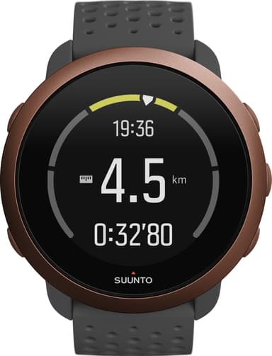 Suunto 3 multisport träningsklocka (grå koppar)