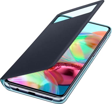 Samsung S View plånboksfodral Galaxy A71 (svart)