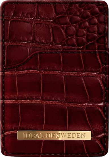 iDeal of Sweden magnetisk plånbok för smartphone (claret croco)