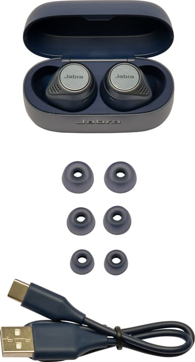 Jabra Elite Active 75T true wireless-hörlurar (marinblå)