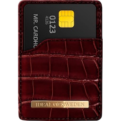 iDeal of Sweden magnetisk plånbok för smartphone (claret croco)