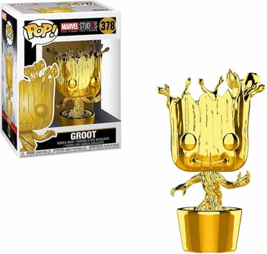 FUNKO! POP VINYL MARVEL MS: GROOT (CHROME)