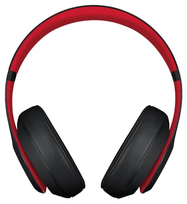 Beats Studio3 trådlösa around-ear hörlurar (svart/röda)