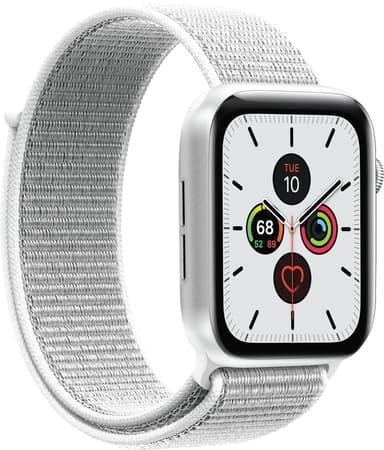 Puro nylonarmband för Apple Watch 42-45mm (vit)