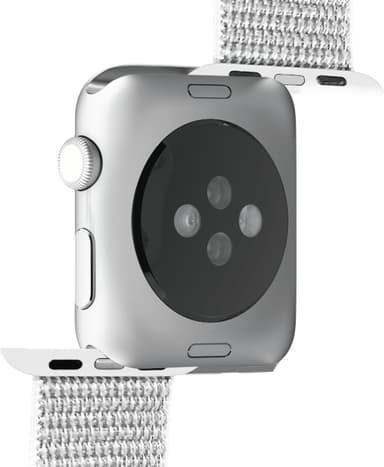 Puro nylonarmband för Apple Watch 42-45mm (vit)