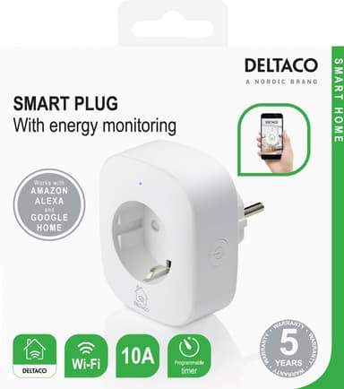 Deltaco SH-P01E smart kontakt