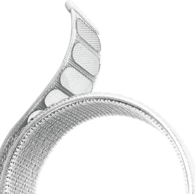 Puro nylonarmband för Apple Watch 42-45mm (vit)