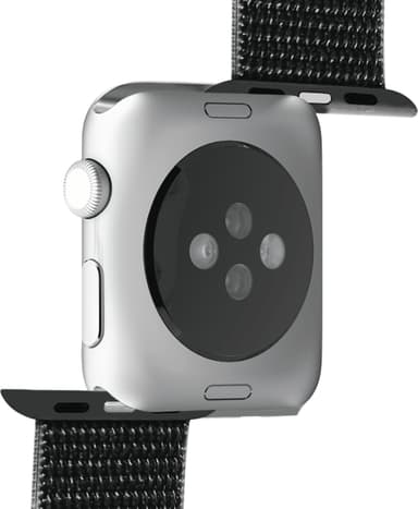 Puro nylonarmband för Apple Watch 42-45mm (svart)