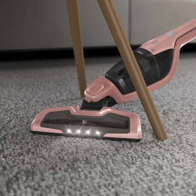 Electrolux Ergorapido sladdlös skaftdammsugare (rosa)