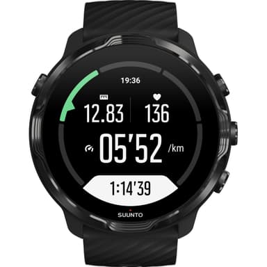 Suunto 7 multisport GPS träningsklocka (svart)