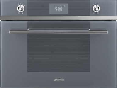 Smeg Linea 45 cm inbyggd kompaktugn SF4102MCS