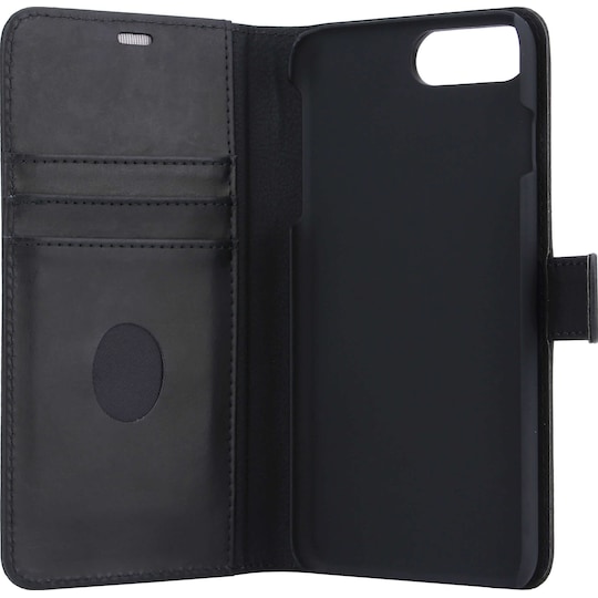 RadiCover iPhone 6/7/8 Plus 2i1 plånboksfodral (svart)