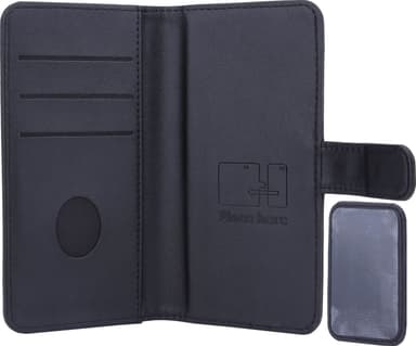 RadiCover 2in1 5"-5,4" universellt plånboksfodral (svart)