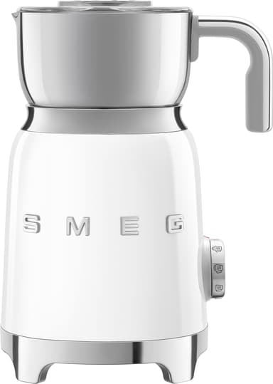 Smeg Retro 50's Style mjölkskummare MFF01WHEU (vit)