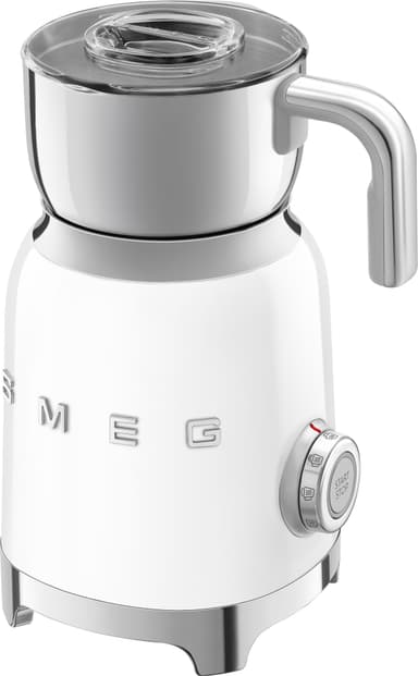 Smeg Retro 50's Style mjölkskummare MFF01WHEU (vit)