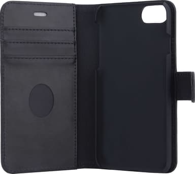 RadiCover iPhone 6/7/8/SE Gen. 2/3 2i1 plånboksfodral (svart)
