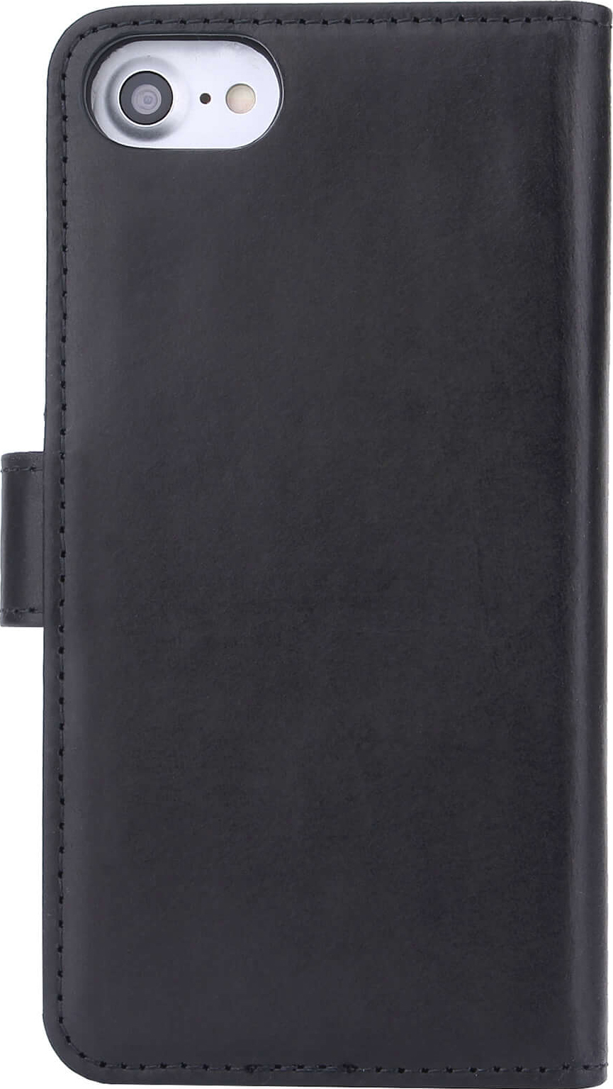 RadiCover iPhone 6/7/8/SE Gen. 2/3 2i1 plånboksfodral (svart)