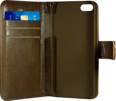 RadiCover iPhone 6/7/8/SE Gen. 2/3 Pro 2i1 plånboksfodral (brun)
