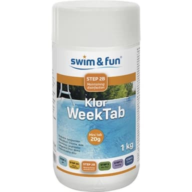 Klor weektab veckoklor tabletter 20g 1 kg