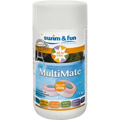 Multimate 250g tab, 1 kg swim & fun