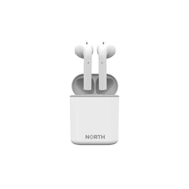 NORTH True Wireless Hörlur TOUCH ONE Vit TWS