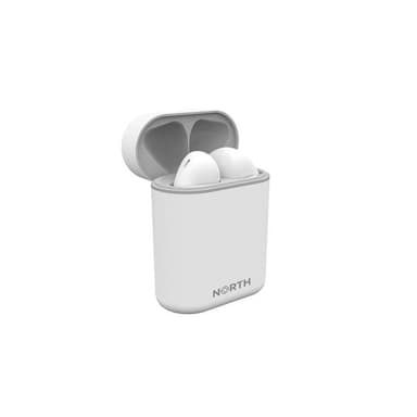 NORTH True Wireless Hörlur TOUCH ONE Vit TWS
