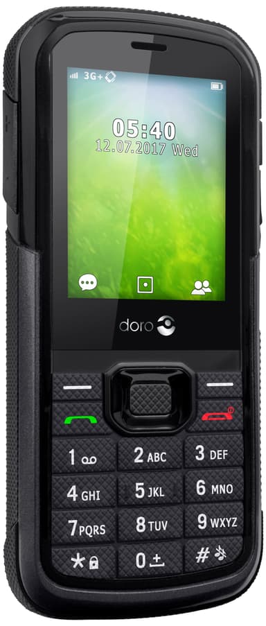 Doro 540X mobiltelefon (svart)