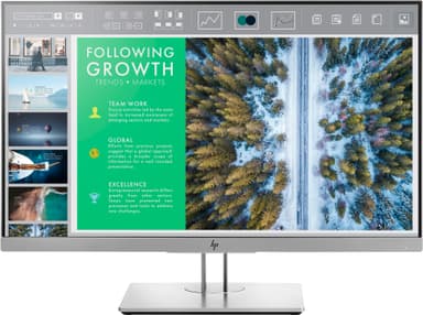 HP EliteDisplay E243 23.8" bildskärm (silver)