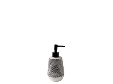 Scandinavia Bathroom Tvålpump Dia. 9 x 19 cm vit/svart