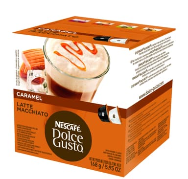 NESCAFÉ Dolce Gusto Latte Macchiato Caramel kaffekapslar (16 st)