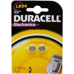 Duracell Batteri LR54 Knappcell 1,5 V (2 st)