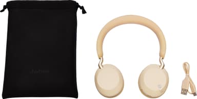 Jabra Elite 45h trådlösa on-ear hörlurar (guld beige)