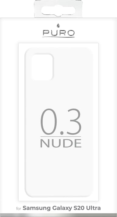 Puro 0.3 Nude Samsung Galaxy Note10 Lite fodral (transparent)