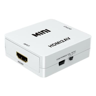 HDMI till AV / RCA Adapter Signalomvandlare