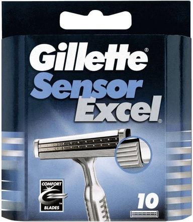 Gillette Sensor Excel Rakblad 10pack Elgiganten