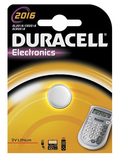 Duracell Batteri Knappcellsbatteri 3 V DL2016