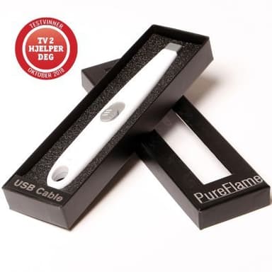 Elektrisk tändare usb vit