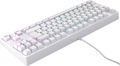 Xtrfy K4 RGB mekaniskt gaming tangentbord utan numerisk knappsats (vitt)