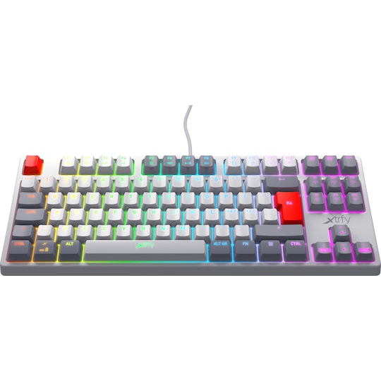 Xtrfy K4 RGB mekaniskt gaming tangentbord utan numerisk knappsats (retro)