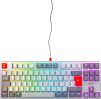 Xtrfy K4 RGB mekaniskt gaming tangentbord utan numerisk knappsats (retro)