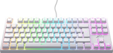 Xtrfy K4 RGB mekaniskt gaming tangentbord utan numerisk knappsats (vitt)