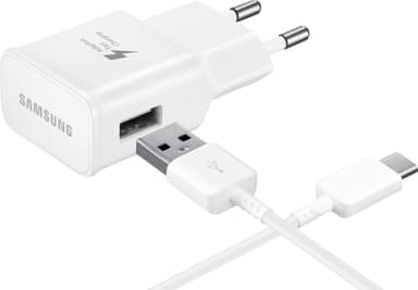 Samsung USB-C snabb väggladdare (vit)