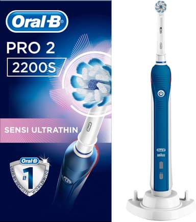 Oral-B Pro-2 2200S eltandborste (blå/vit)